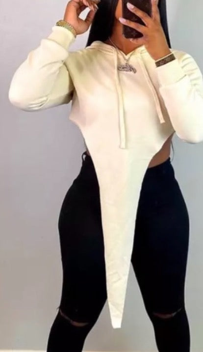 Long face sweatshirt